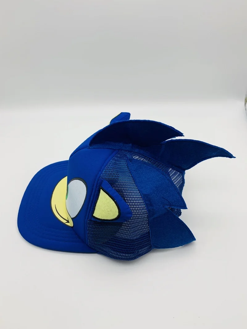 Anime Sonic Hedgehog Risanka Mladi Nastavljiv Hip Pop Klobuk, Kapa Modre barve Za Fante Sonic Vroče Prodajo Cosplay stranka, darila, Igrače,