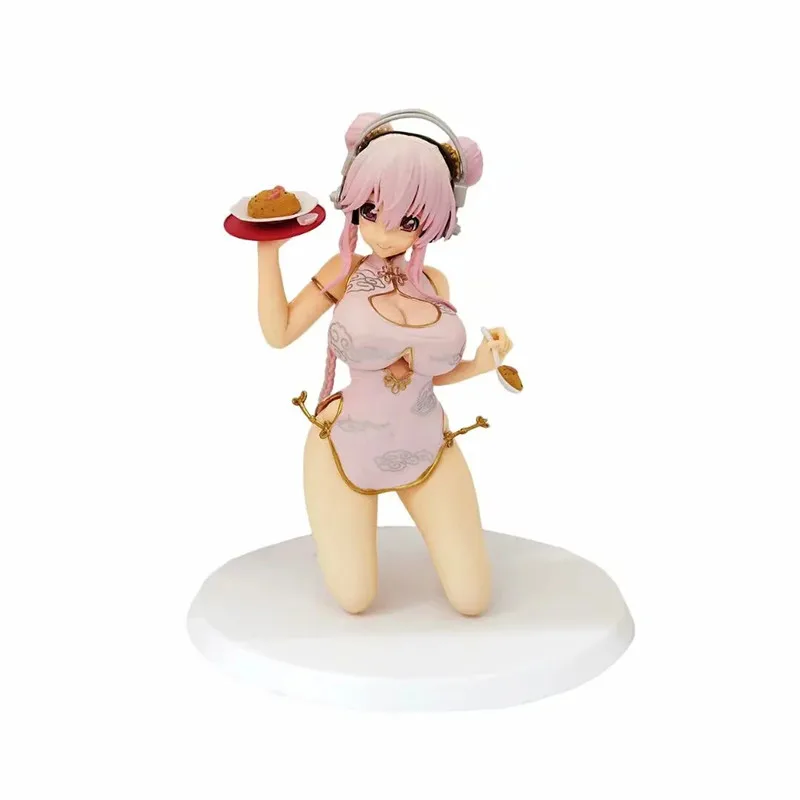 Anime Super Sonico Cheongsam Kleče Položaj Ver PVC Dejanje Slika Zbirateljske Model lutka igrača 18 cm