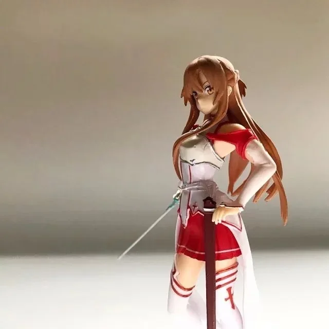 Anime Sword Art Online 18 cm Yuuki Asuna PVC figuric Zbirateljske Igrače