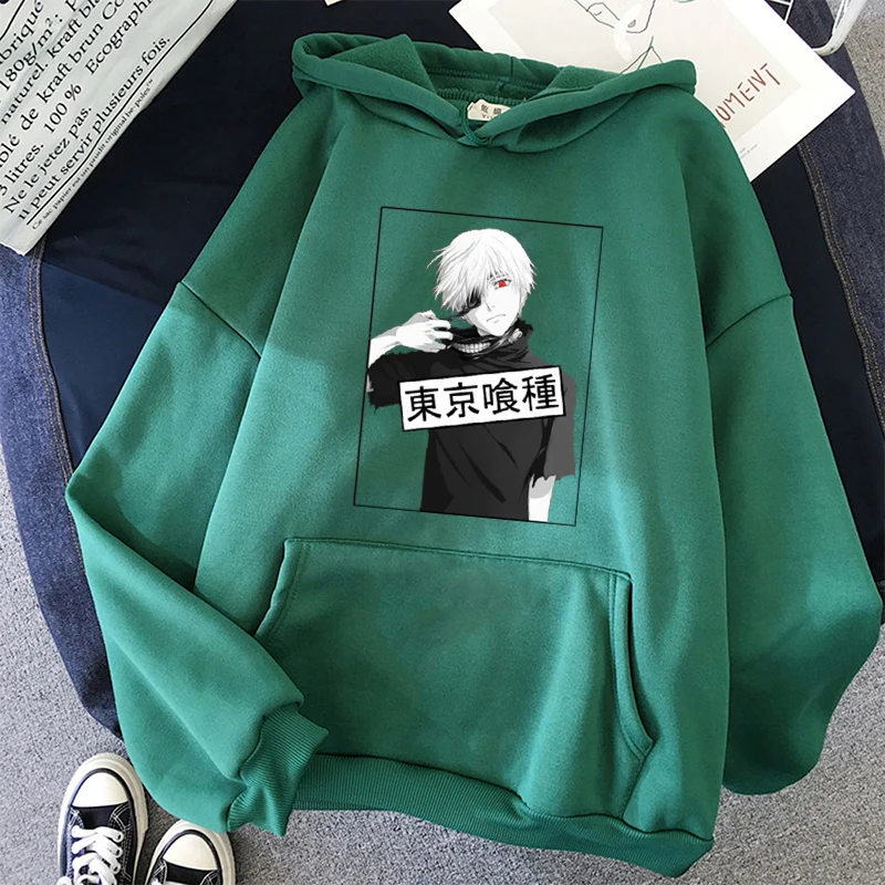 Anime tokyo ghoul hoodies Unisex kul fant tiskanja Ulične Toplo svoboden priložnostne hip hop Harajuku študent osnovne Hooded Majica
