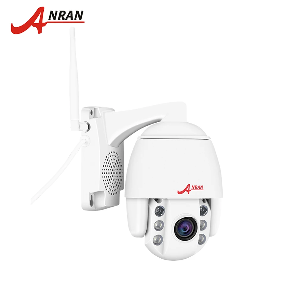 ANRAN 1080P HD IP 4XZoom 2.8-12MM 2.0 MP PTZ WIFI Varnostnih kamer CCTV Zunanji Avdio E-poštni Alarm 64GB kartica SD