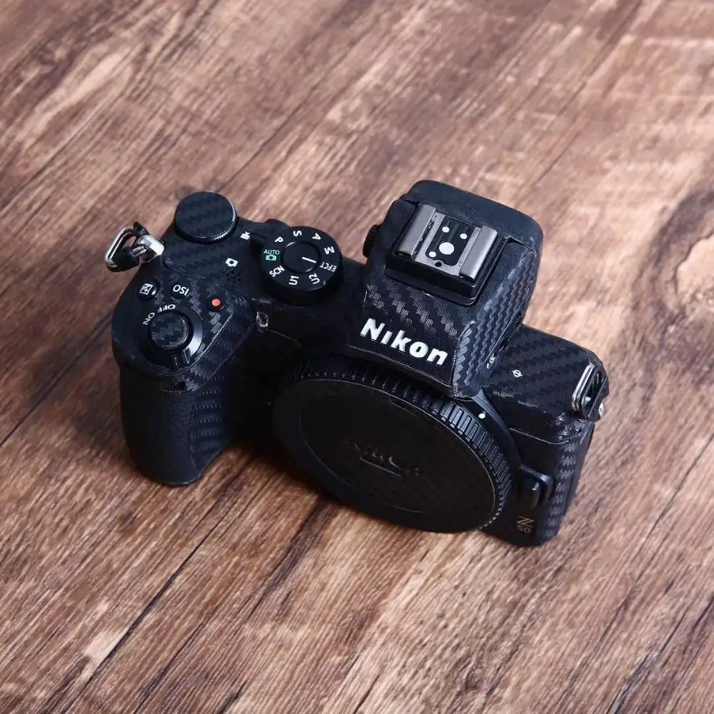 Anti-Scratch Fotoaparat Telo zaščitna nalepka za Nikon Z6 Z7 Z50 Z6II Ogljikovih Vlaken Usnje Teksturo zaščitnik kože Dekoracijo film