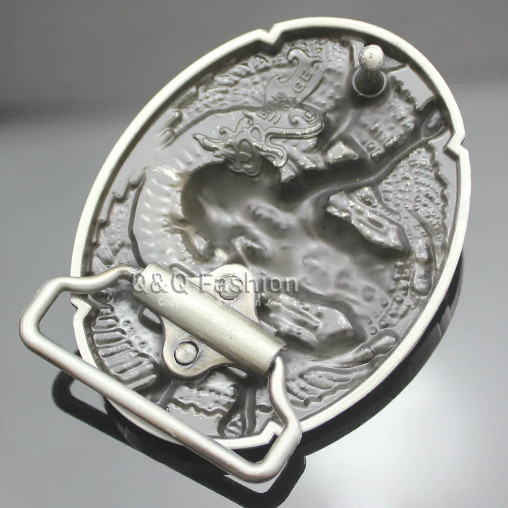 Antique Silver Plated 3D Belt Sponke za Moške Nakit Glavni Nagual 2 Eagles Rodeo Usnje Cinto Taktično