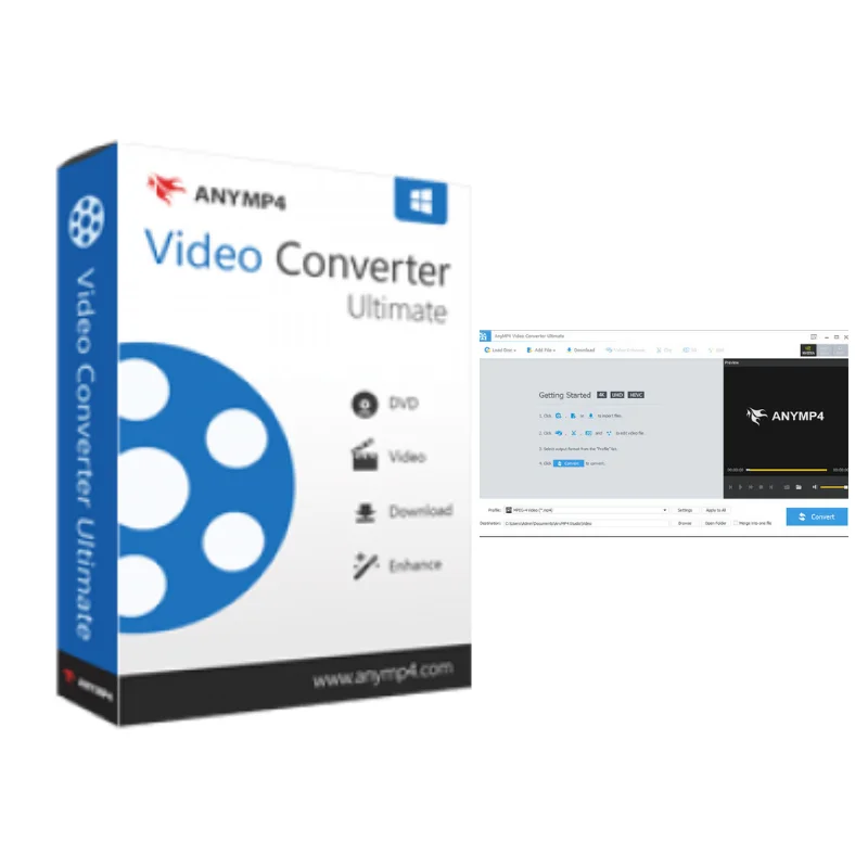 AnyMP4 Video Pretvornik Končni Hitro Dostavo Polno Različico brez Povezave licenco