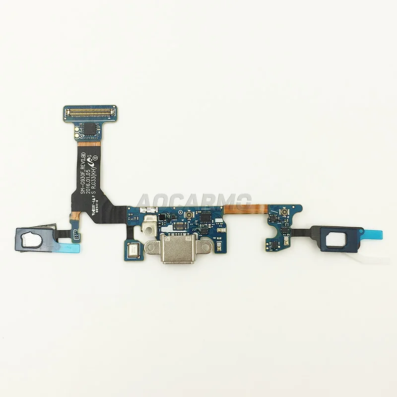 Aocarmo Polnjenje prek kabla USB Port + Mic Dock Priključek Flex Kabel Za Samsung Galaxy S7 SM-G930F