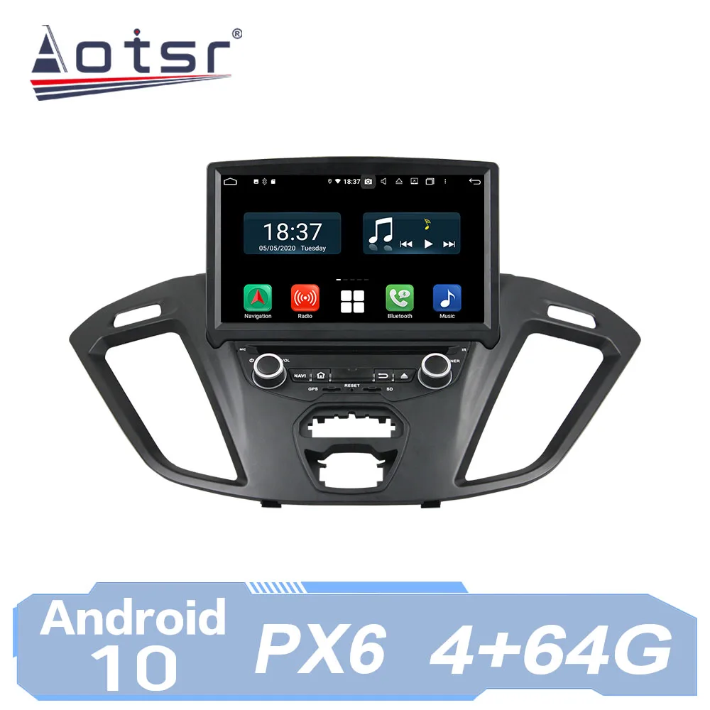 AOTSR 2 Din avtoradio Za Ford Transit Custom 2013 - 2017 Android 10 Igralec Auto Stereo GPS Navigacija DSP AutoRadio IPS Enota