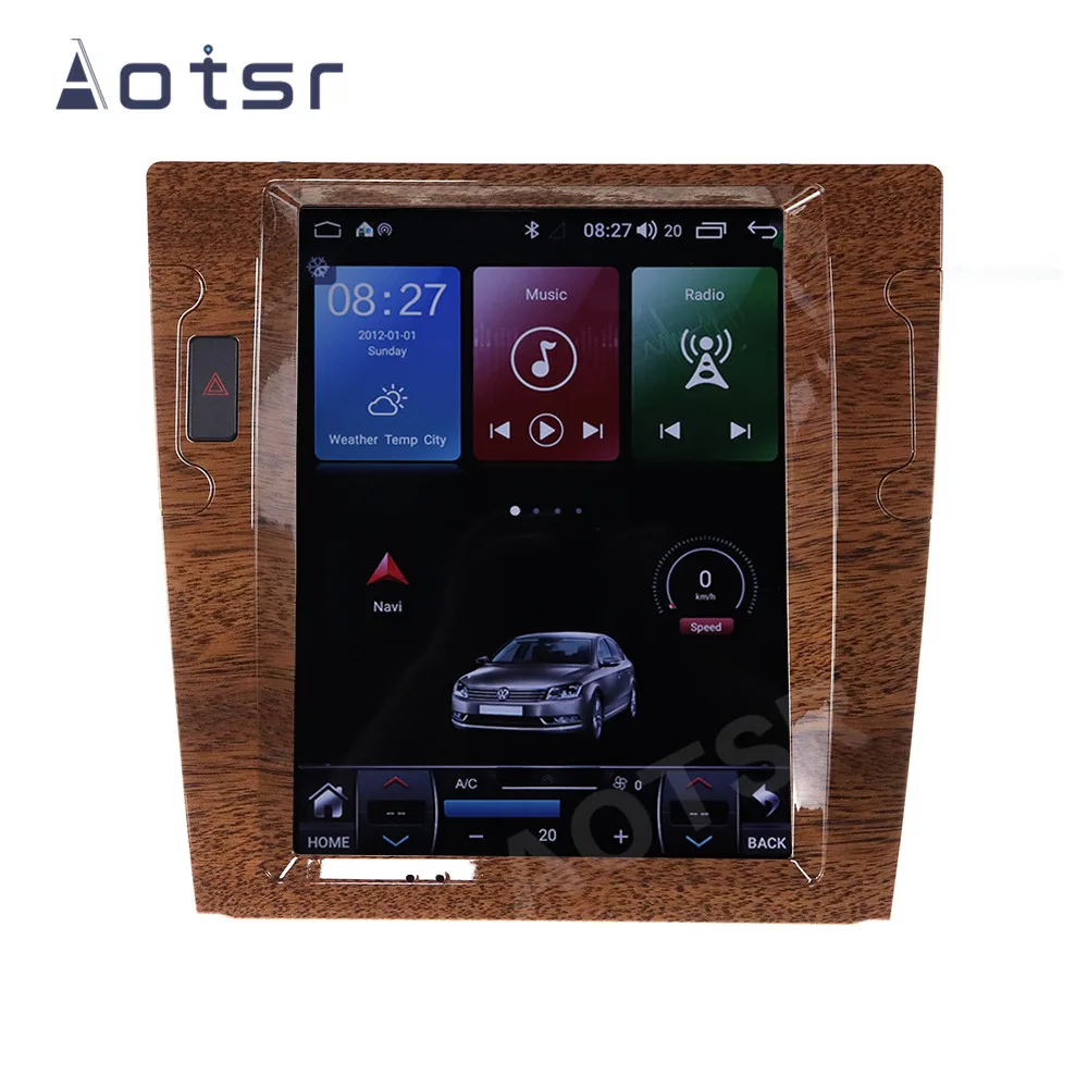 AOTSR Tesla 2 Din Android 9 avtoradia Za Volkswagen Phaeton GPS Navigacija Multimedia DSP Igralec CarPlay 12.1-palčni IPS Enota