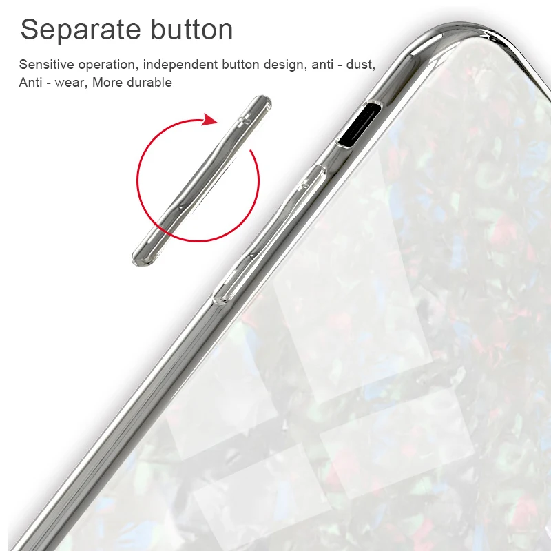 AOXIN Luksuzni Primeru Telefon Za iPhone 6 6s 7 8 Plus X Kaljeno Steklo + TPU Kritje Odbijača Na Za Apple iPhone 6 s 7 8 10 X Primeru