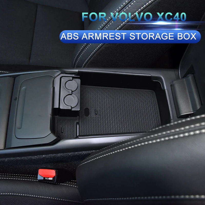 Armrest box škatla za shranjevanje je primerna za volvo XC40 2020 spremenjen centralno shranjevanje škatla za shranjevanje avto Dodatki