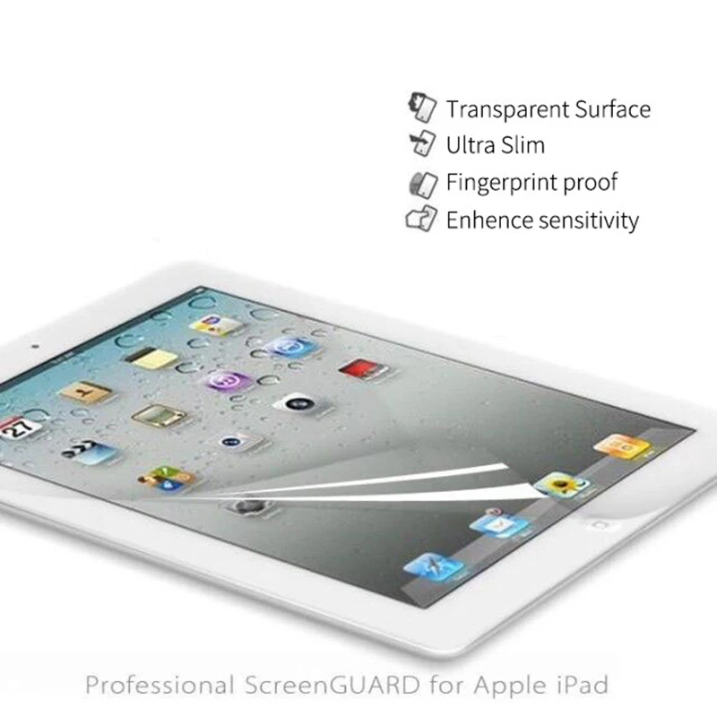 Asometech 2 Paketi Za Apple iPad pro za 12,9 Jasno, Mehko Screen Protector Sprednji ščitnik Zaščitna folija Za Ipad pro za 12,9 palčni