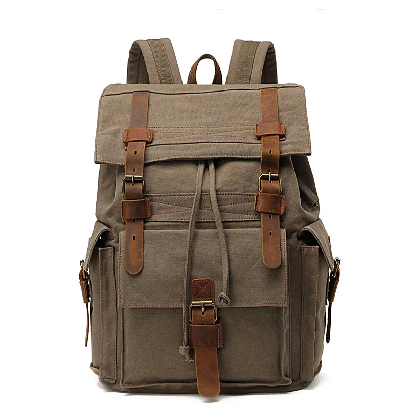 AUGUR Nova moda za moške nahrbtnik letnik platno nahrbtnik šola vrečke za moške, potovalne vrečke, velike zmogljivosti, potovanja laptop nahrbtnik torba