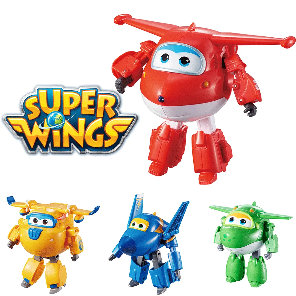AULDEY Original Super Krila Vse Številke 6 inch Preoblikovanje Igrača Deformacije Letalo, Robota, figuric Preoblikovanje Igrače