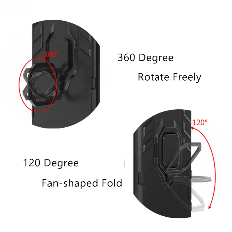 Auroras Shockproof Oklep Primeru Za Xiaomi Poco X3 NFC Primeru Prst Prstan Magnetizem Imetnik Primeru Za Pocophone X3 Pokrov