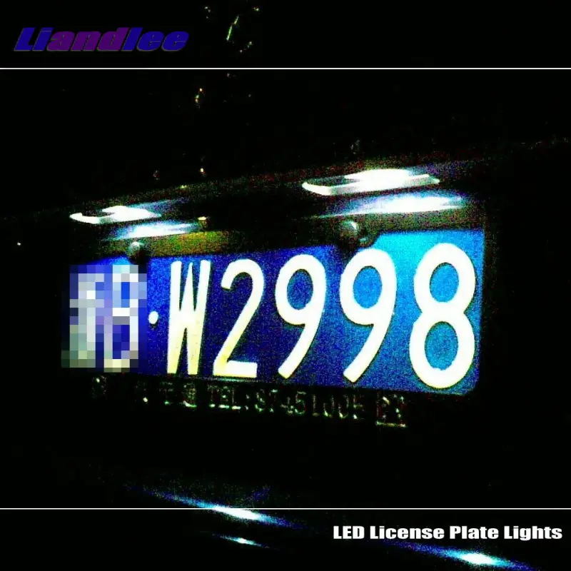 Auto LED Avto Tablice Luči Za VW SEAT Mii Skoda Citigo 2011~Število Okvir Visoke Kakovosti Lučka