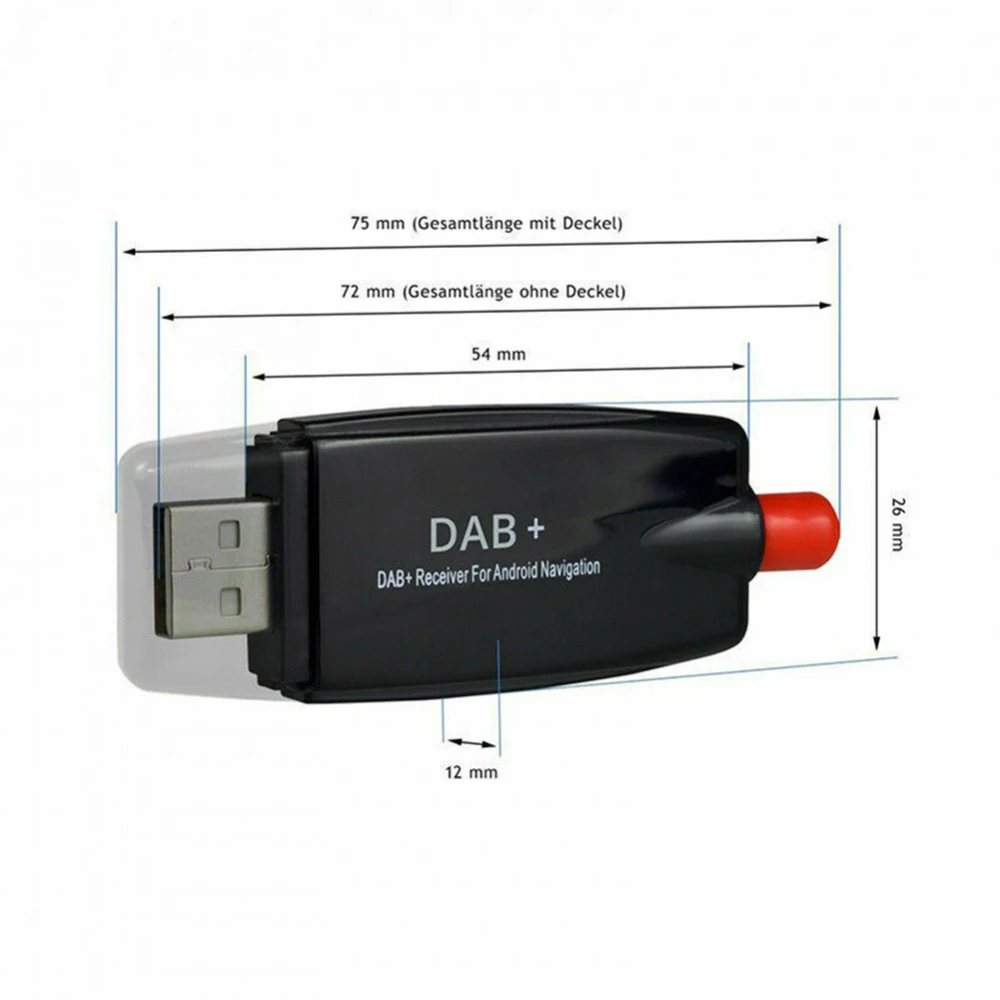 Auto Radio Avto USB DAB Sprejemnik Sprejemnik Disk Antenski Adapter za ključ Za Android