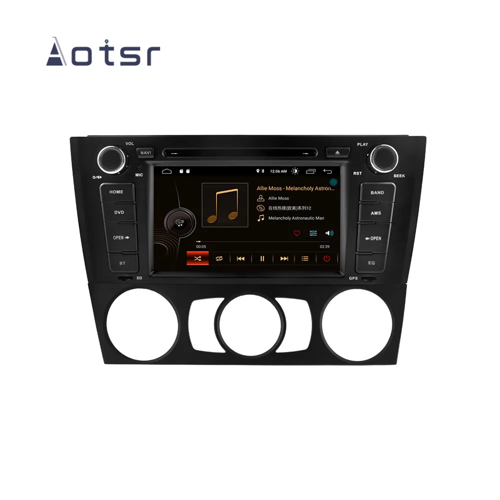 AutoRadio Android 9.0 Avto DVD Predvajalnik Za BMW Serije 1 E81/E82/E87/E88 2004-2013, GPS Navigacija BT 4G glavo enota multimedijski predvajalnik