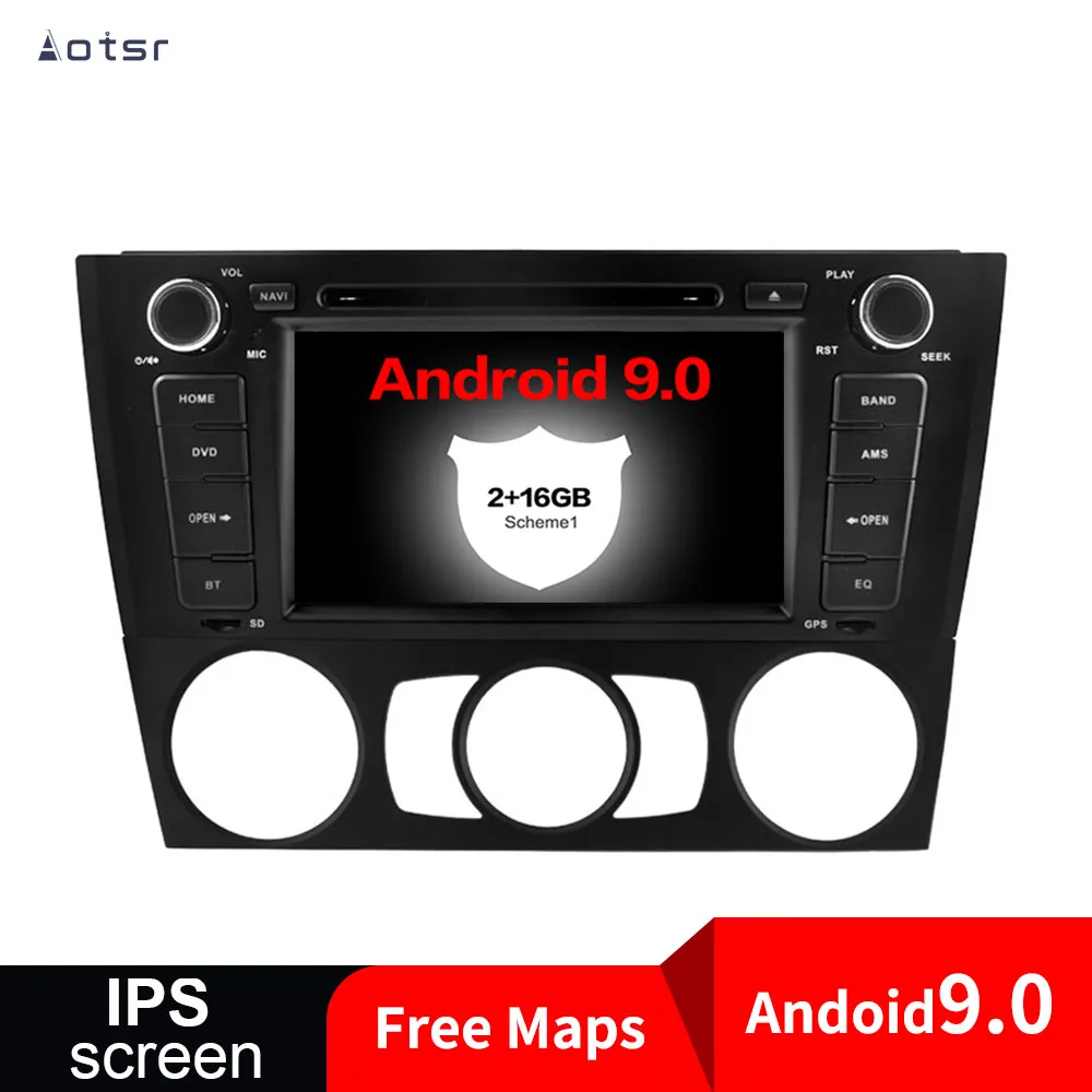 AutoRadio Android 9.0 Avto DVD Predvajalnik Za BMW Serije 1 E81/E82/E87/E88 2004-2013, GPS Navigacija BT 4G glavo enota multimedijski predvajalnik