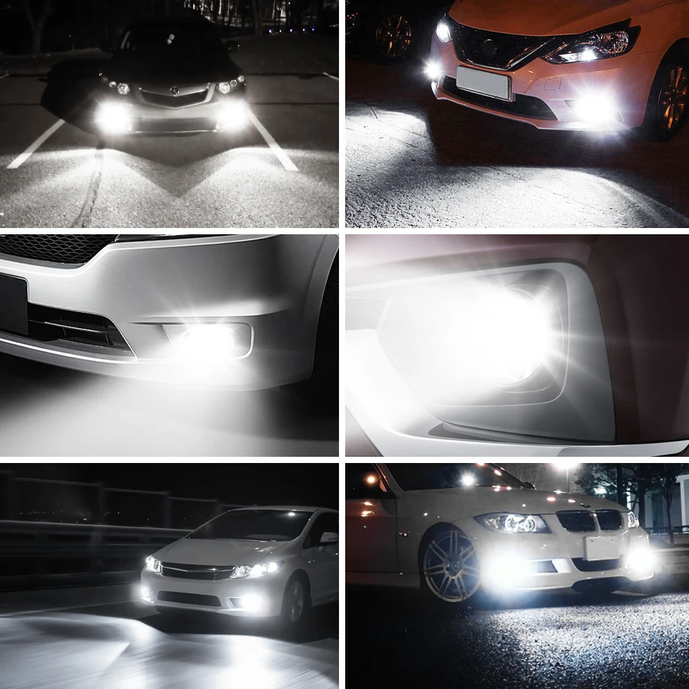 AUXITO 2x H8 H10 H11 LED meglenke 9005 9006 LED Avto Žarnice za Nissan Maxima A32 Pathfinder R51 Qashqai Altima Juke Listov Tiida