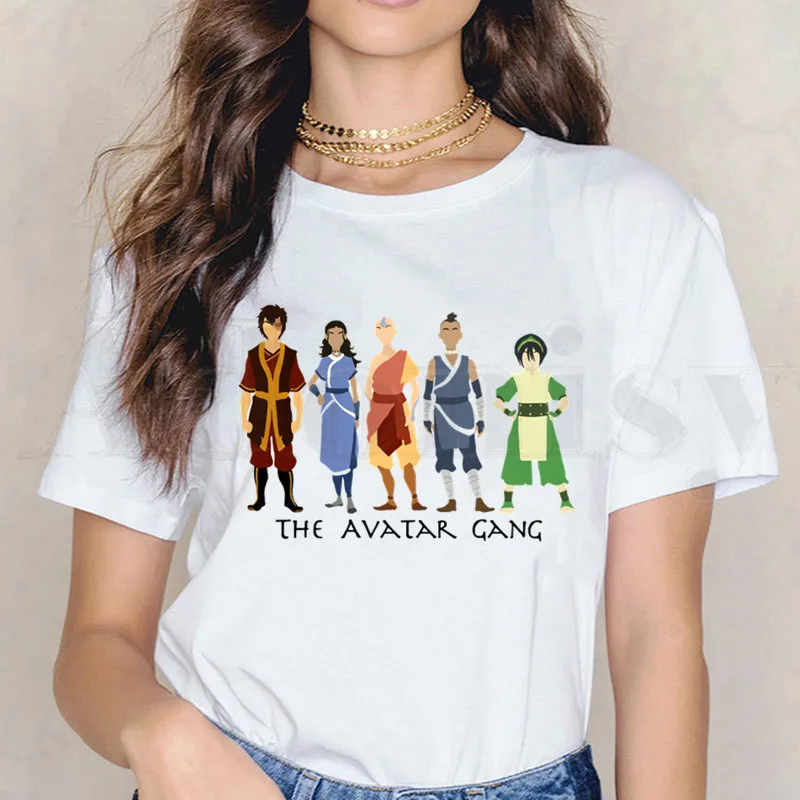 Avatar The Last Airbender NOV Prihod Print Majica s kratkimi rokavi Ženske T-shirt Ženski Priložnostne Kratek Rokav Vrhovi Harajuku