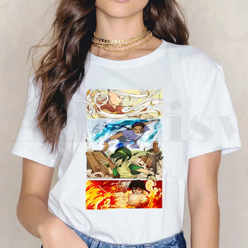 Avatar The Last Airbender NOV Prihod Print Majica s kratkimi rokavi Ženske T-shirt Ženski Priložnostne Kratek Rokav Vrhovi Harajuku