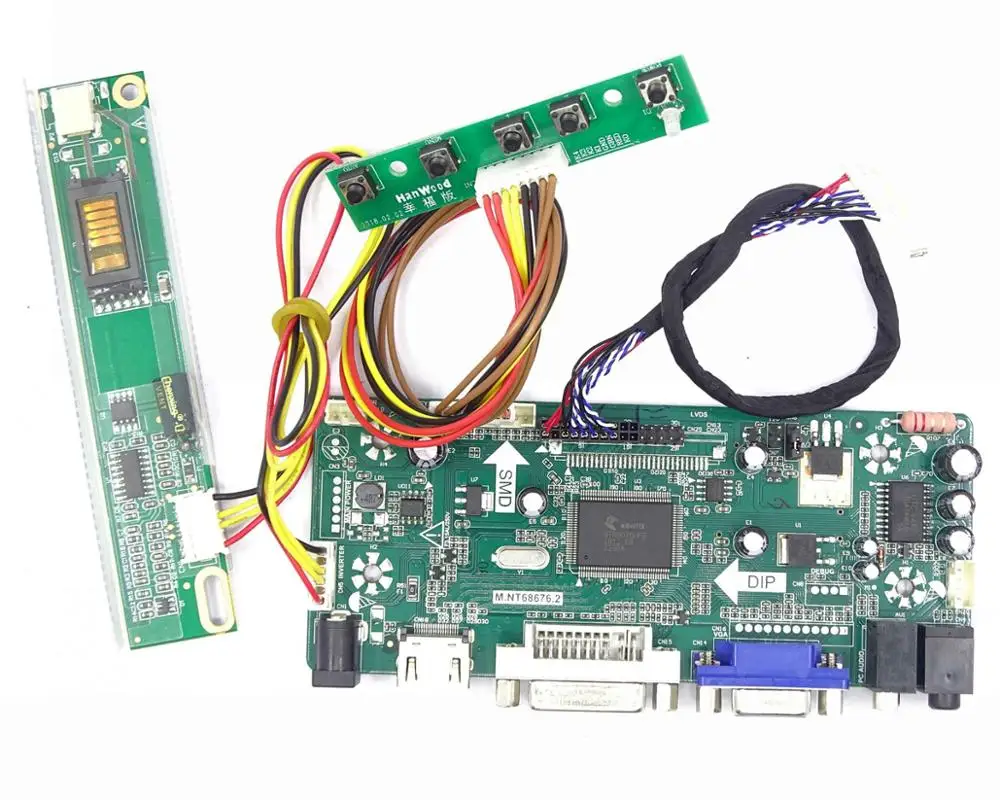 Avdio LVDS kit M. NT68676 VGA HDMI DVI Krmilnik odbor LCD Za CLAA154WB04 1280*800 15.4-palčni 60HZ Panel monitor 30pin