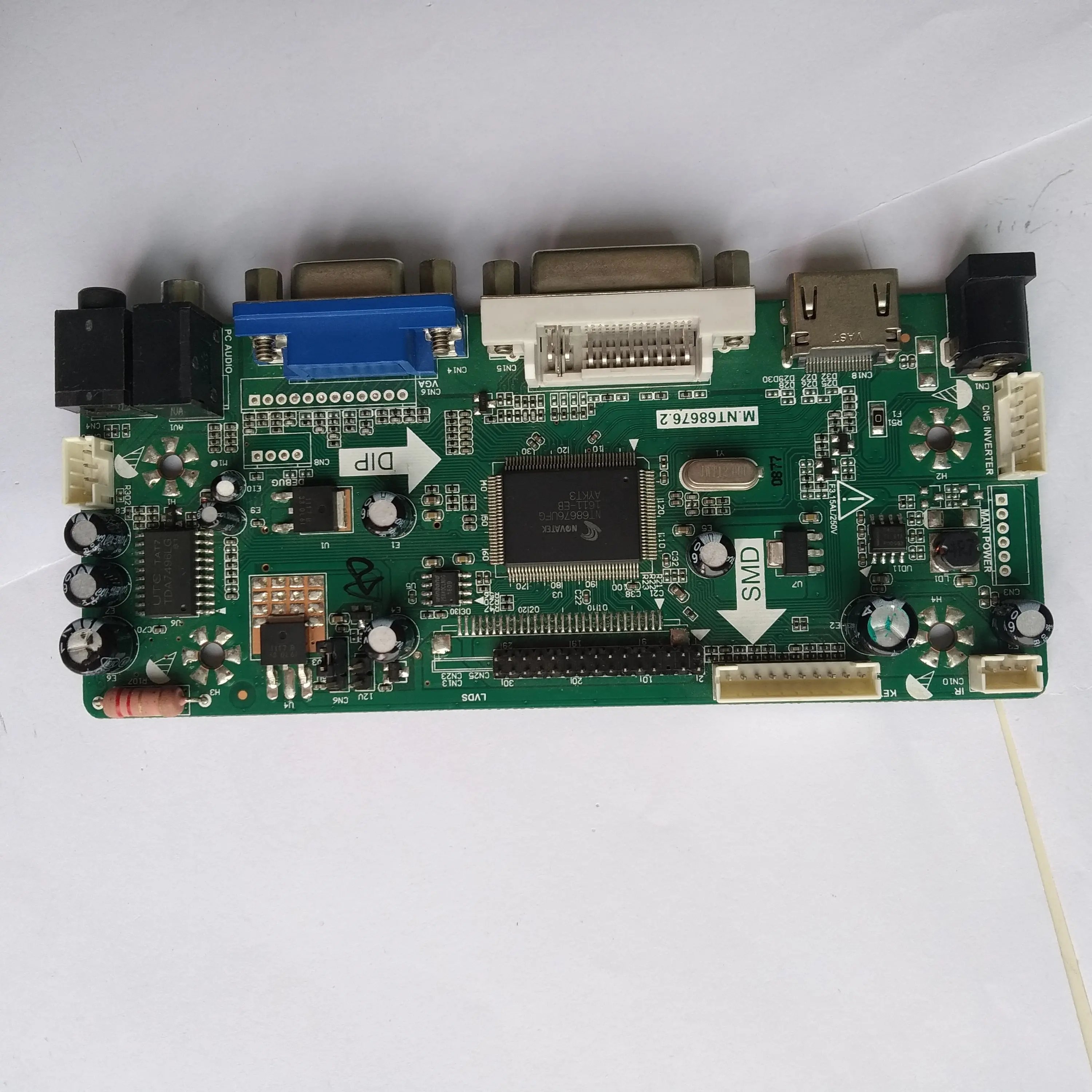 Avdio LVDS kit M. NT68676 VGA HDMI DVI Krmilnik odbor LCD Za CLAA154WB04 1280*800 15.4-palčni 60HZ Panel monitor 30pin