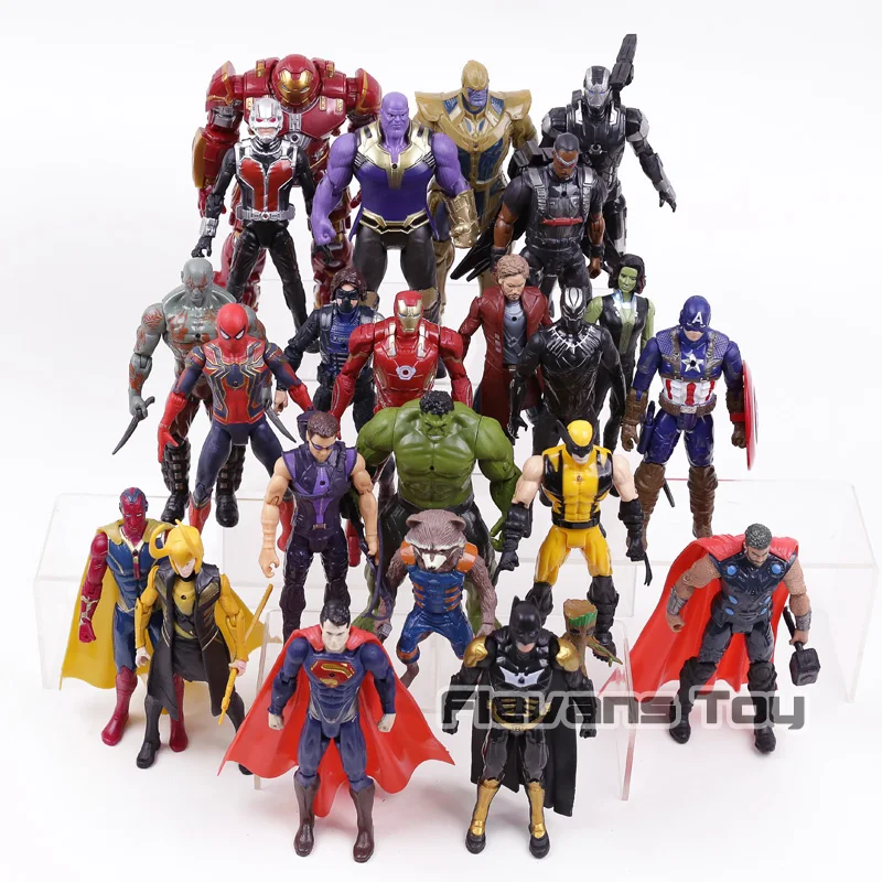 Avengers 3 Infinity Vojne Thanos Iron Man Captain America Black Panther Star Gospod PVC figuric Igrače 24pcs/set