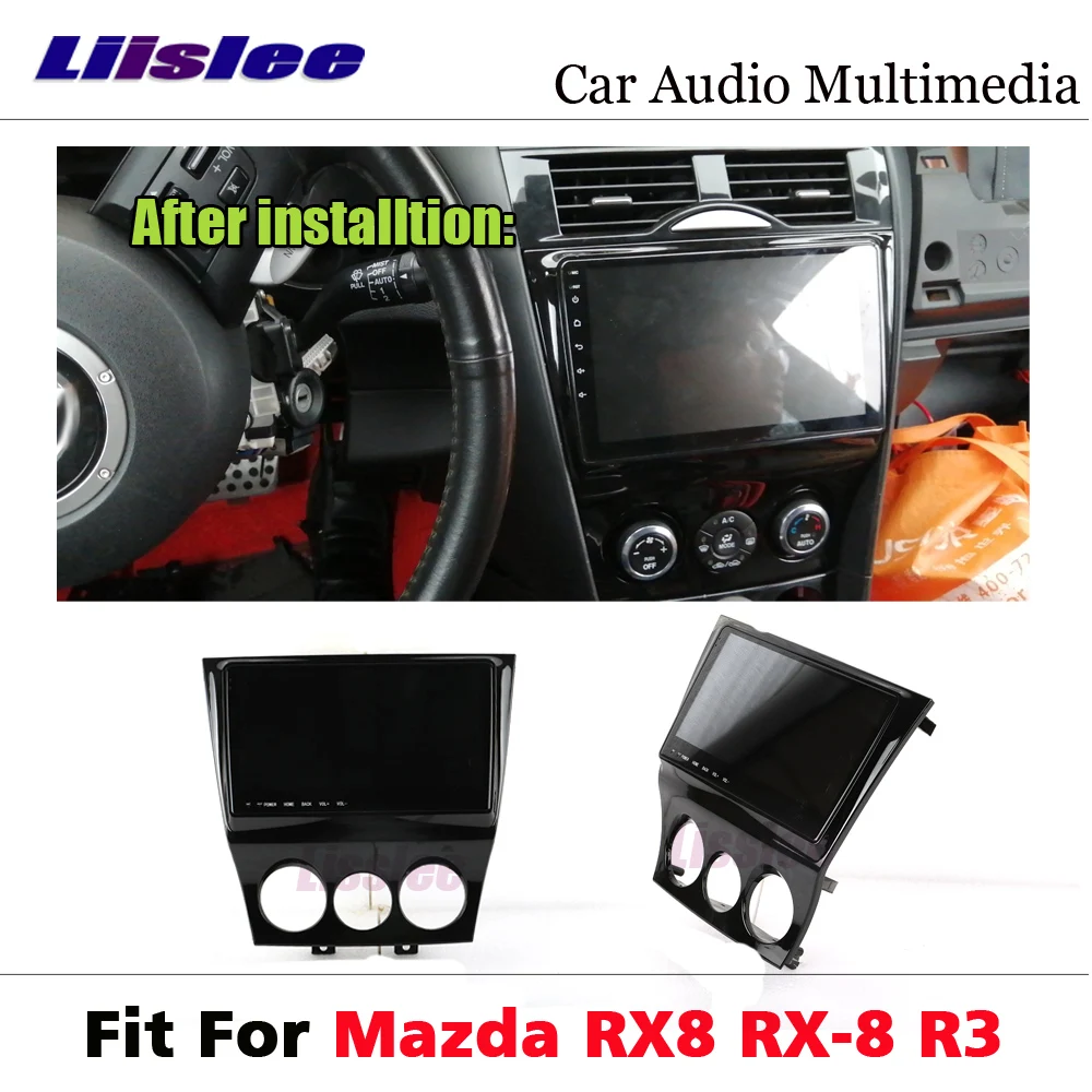 Avto AutoRadio Multimedijski Predvajalnik Za Mazda RX8 RX 8 R3 2002~2012 Android Radio Audio BT, Zaslon na Dotik, GPS Navi Navigacijski Sistem