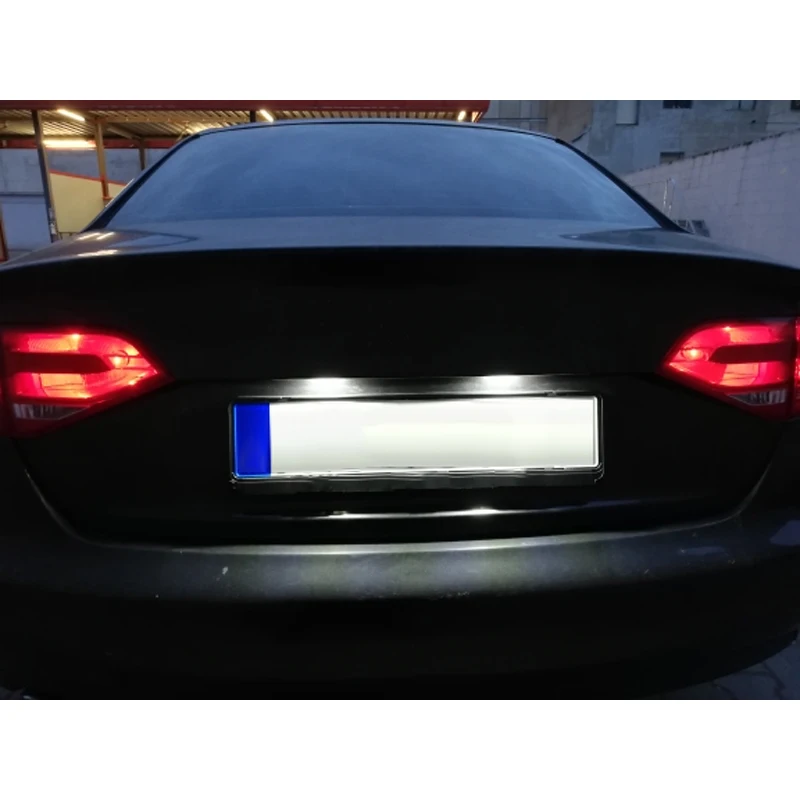 Avto LED Številka Licence Ploščo Luči luči Za Audi A4 B8 S4 A5 S5 V5 TT RS A1 A7 RS5 TTRS A6 A7 Za VW Passat 5D R36