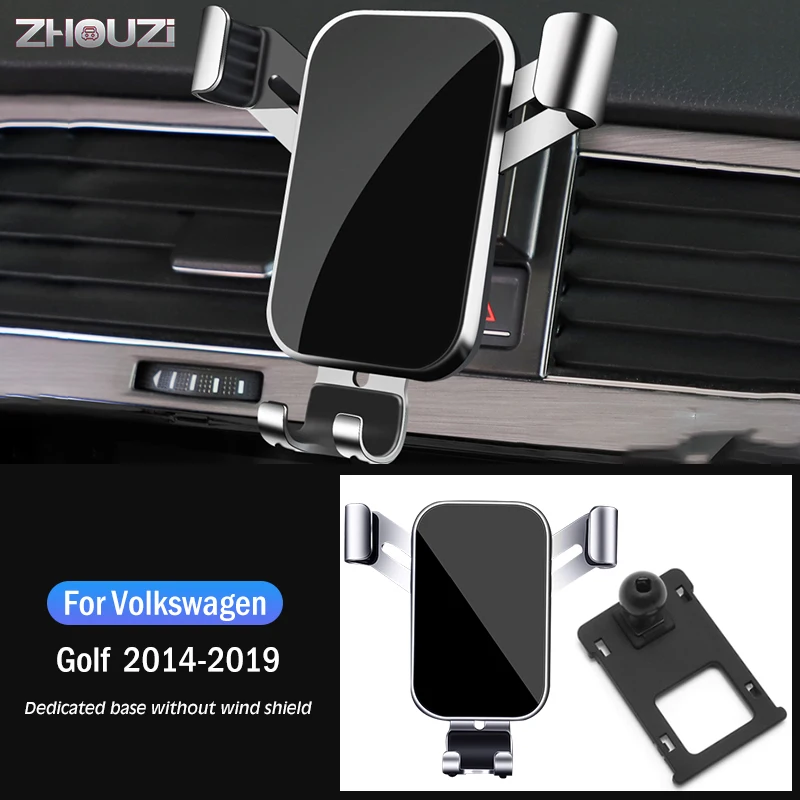 Avto, Mobilni Telefon, Držalo Zraka Vent Nosilci Stojala za GPS Navigacijo Nosilec Za Volkswagen VW Golf 7 7.5 MK7-2019 Avto Dodatki