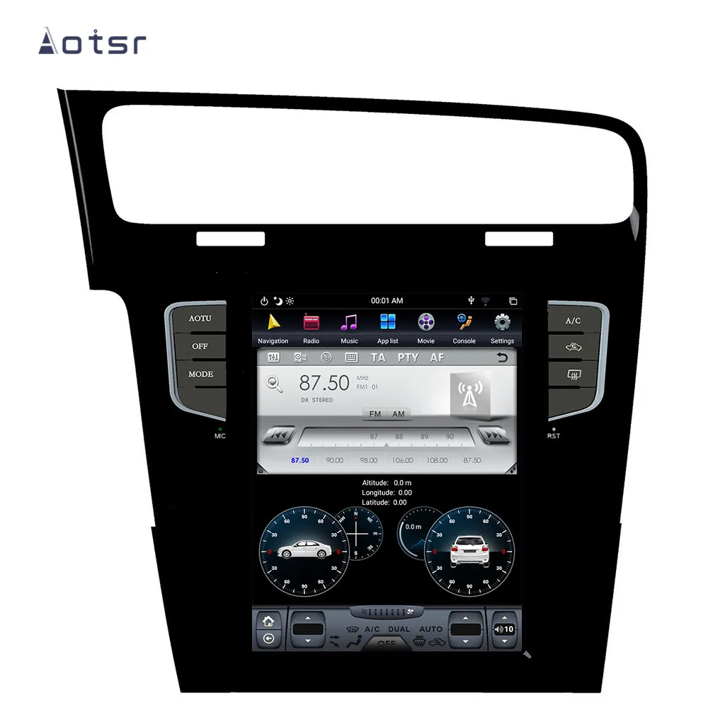 Avto Multimedijski Sistem Android 8.1 Avto, GPS Navigacija Za Volkswagen/VW GOLF 7 2013+ Auto Radio Avto Dash Glavo Kamere Enota predvajalnik