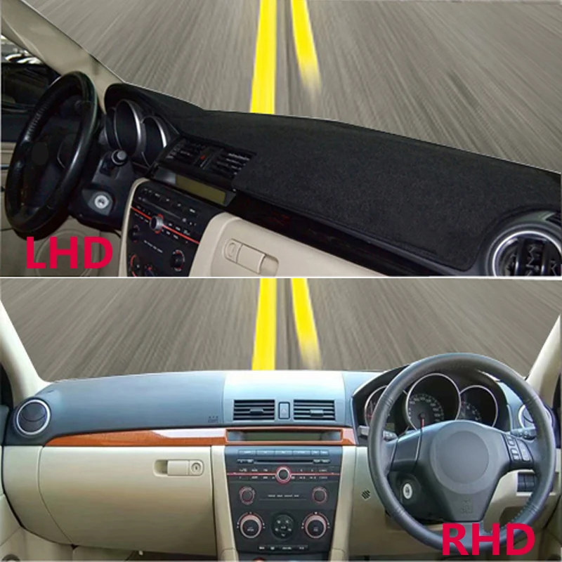 Avto nadzorna plošča Pokrov Dash Mat Preprogo Cape Za Kia Picanto Zjutraj 2012 2013 2016 2 Plasti LHD RHD Auto Dežnik Blazine