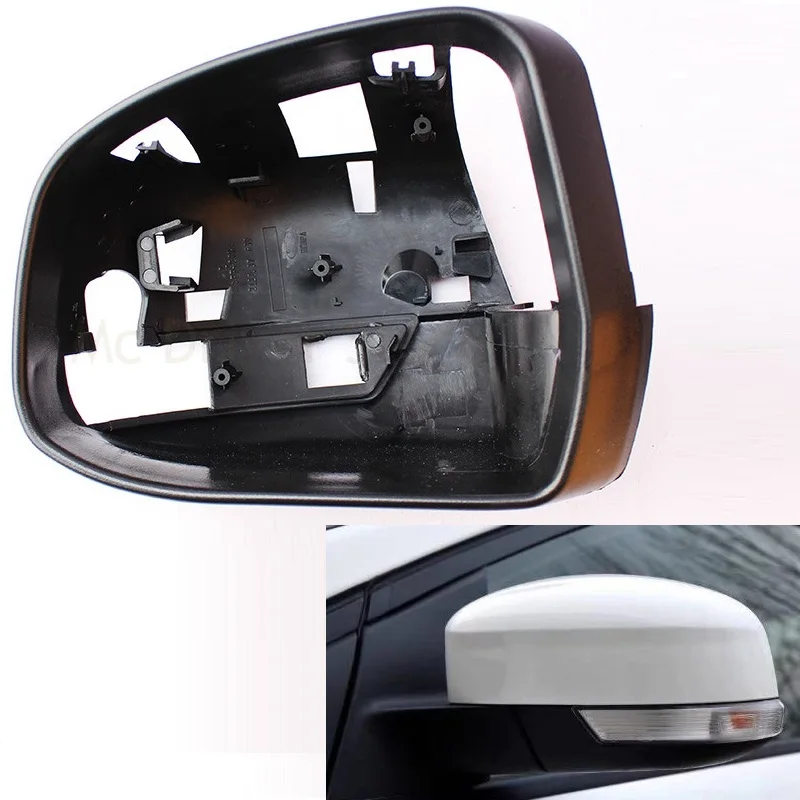 Avto Ogledala Pokrov Rearview Mirror Okvir Lupini Krilo Ogledalo Stanovanj za Ford Focus MK3 2012 do 2018