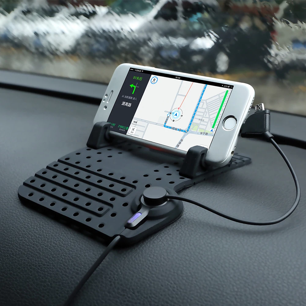 Avto Polnjenje Mobilnega Telefona Nosilec Nastavljiv Nosilec za GPS Avto armaturne plošče Imetnik Z Magnetno USB podatkovni Kabel za Telefon