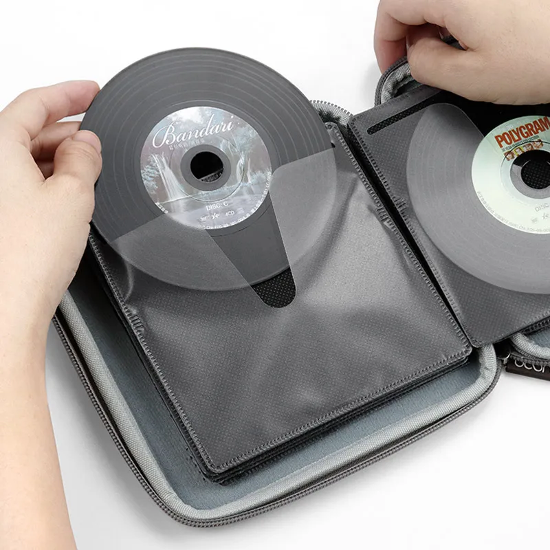 Avto Prenosni Disk Polje vodoodporna Torba CD DVD Organizator Izvajanje Potovanja, Shranjevanje Primera Denarnice Primeru Trda Zaščitna Oprema