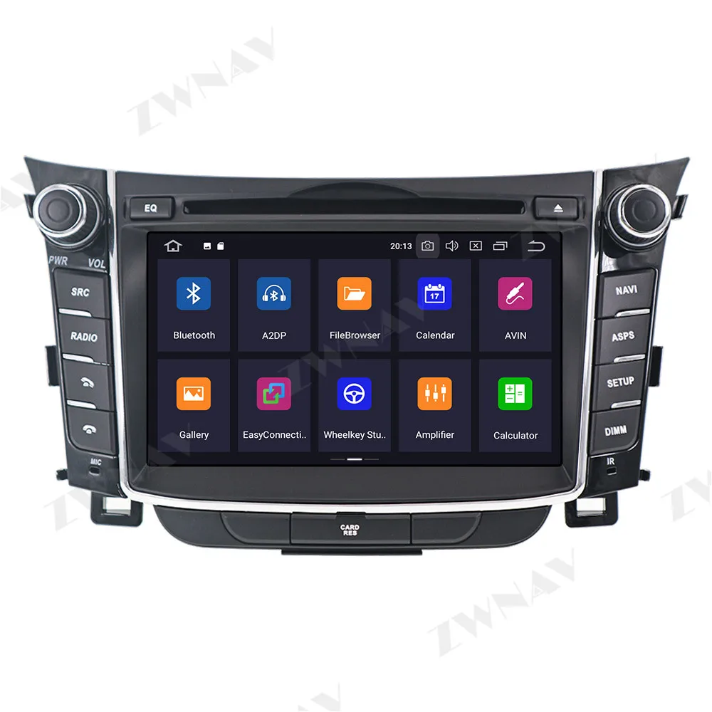 Avto Radio Audio Predvajalnik DVD-jev Za Hyundai I30 Elantra GT 2012-2016 Android Multimedijski Predvajalnik 4G LTE PX6 GPS Navigacija Vodja Enote 2K