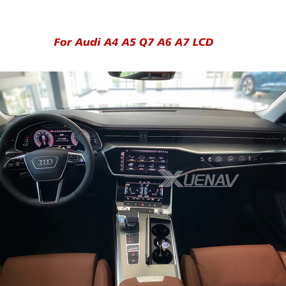 Avto radio magnetofon glavo enota multimedijski predvajalnik Za Audi A4 A5 V7 A6 A7 LCD avtoradio, Predvajalnik, GPS Navigatiion DVD Multimidia