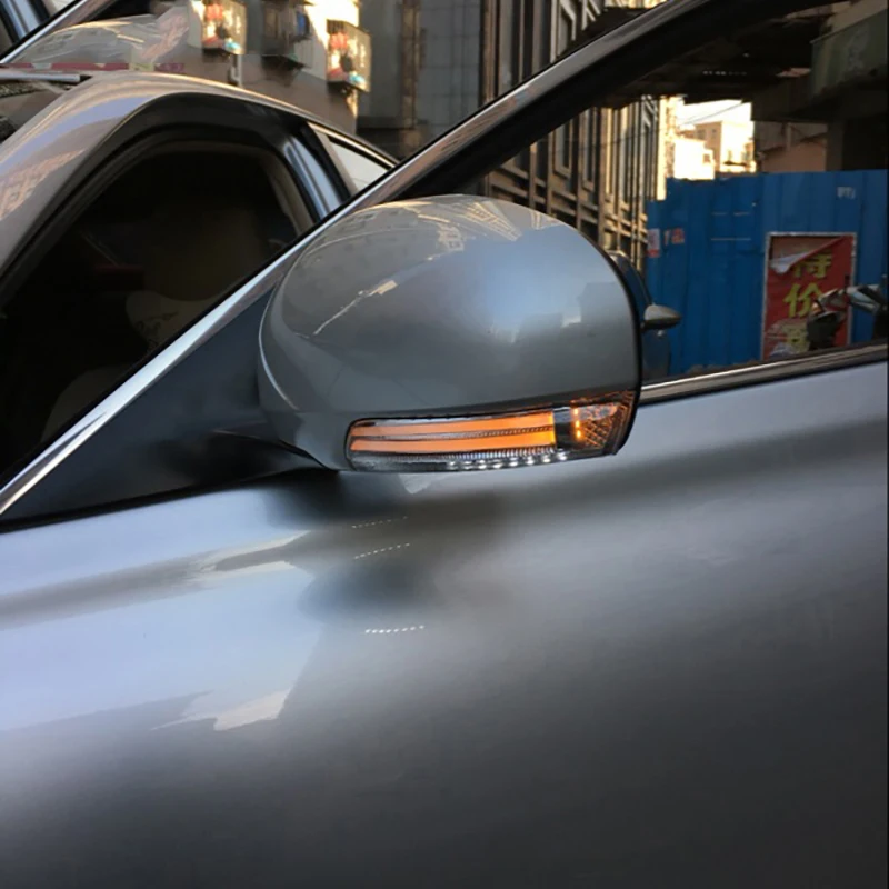 Avto Rearview Mirror Svetlobe LED Strani Ogledalo Obrnejo Signal, ki Teče Lučka Auto Vzvratnega Ogledala, luči Za Želja Prius MarkX Krono