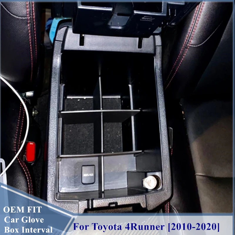 Avto Rokavice Škatla za Shranjevanje Za Toyota 4Runner 2011~2020 Dodatki Konzola Tidying Polje Centralne Co-Pilot Škatla za Shranjevanje SR5/SR5 Premium