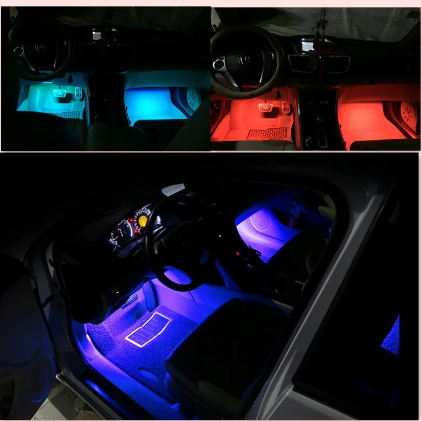 Avto Styling 4pcs Avto LED Dekorativne Luči Trakovi ZA nissan juke dodge journey bmw e87 opel astra h gtc peugeot 207 megane 2