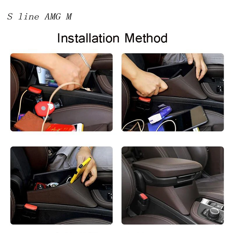 Avto styling Auto centralne škatla za shranjevanje armrest remoulded rokavice kritje dekoracijo Nalepke Za BMW X1 F48 X2 F47 Notranja Oprema