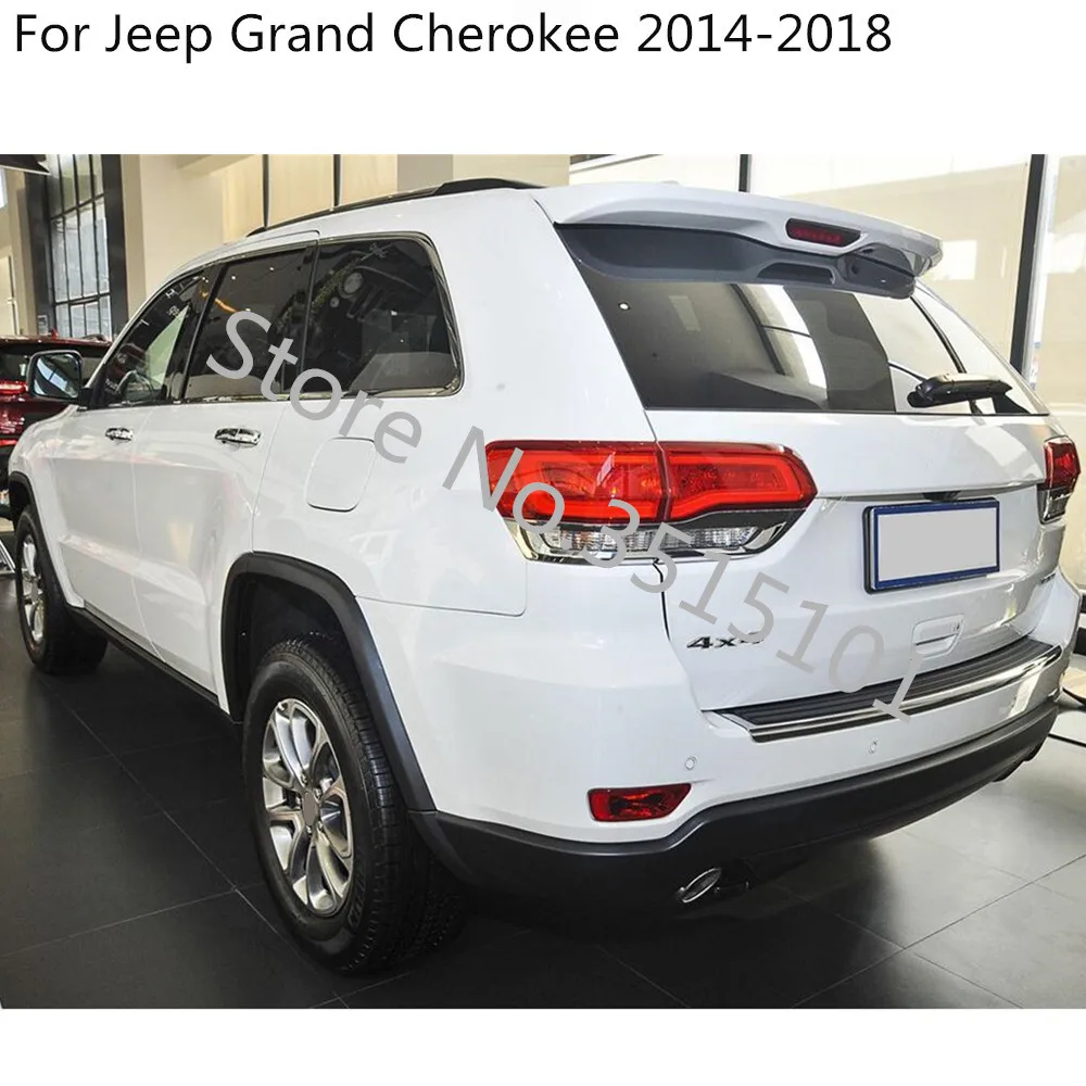 Avto styling kritje pedal Vrata polico izvažajo ploščo Kritje zunanjih prag 4pcs Za Jeep Grand Cherokee 2016 2017 2018