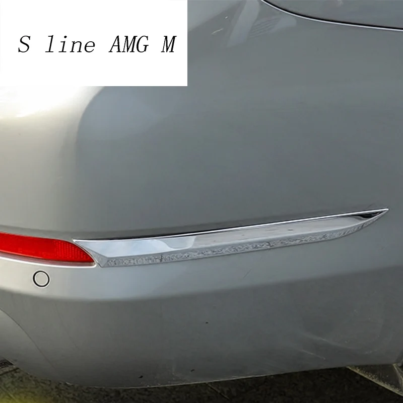 Avto styling na hrbtni Strani Zrcalno telo luči za Meglo iz nerjavečega jekla dekoracijo Nalepke Kritje Trim Za BMW G30 G38 2018 Auto Dodatki