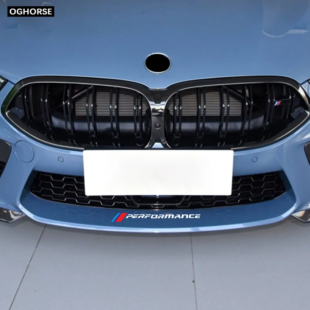 Avto Styling Sprednji Odbijač M performance Dekoracijo Vinilne Nalepke Nalepke za BMW e46 e39 e60 e90 g20 f30 f10 g30 f15 g01 g05 g07