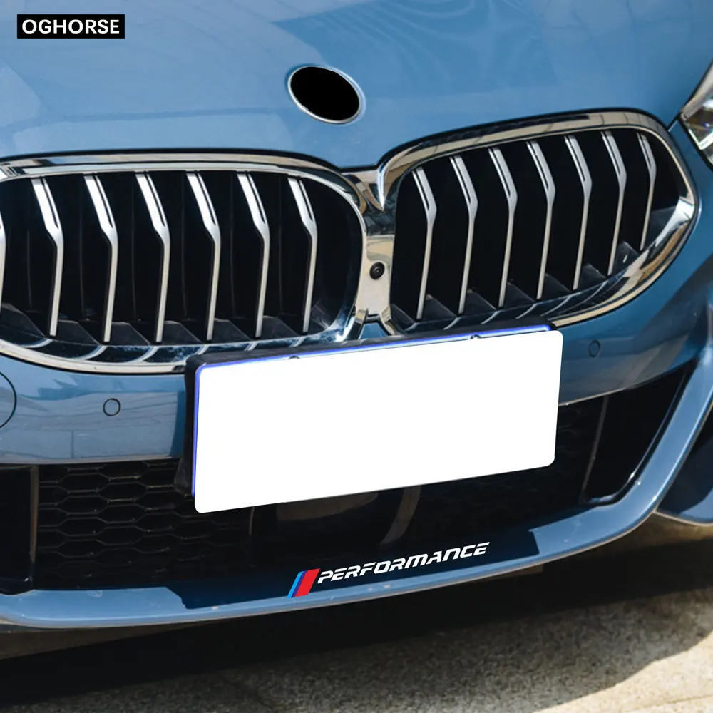 Avto Styling Sprednji Odbijač M performance Dekoracijo Vinilne Nalepke Nalepke za BMW e46 e39 e60 e90 g20 f30 f10 g30 f15 g01 g05 g07
