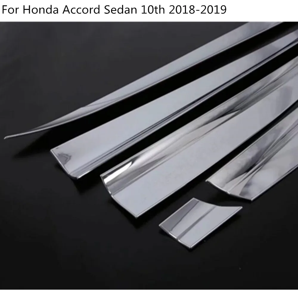 Avto Styling Strani Vrat Trim Trakovi Modeliranje Toka Svetilke Plošča Odbijača Kapuco Oblikovanje 6pcs Za Honda Accord Limuzina 10. 2018 2019 2020