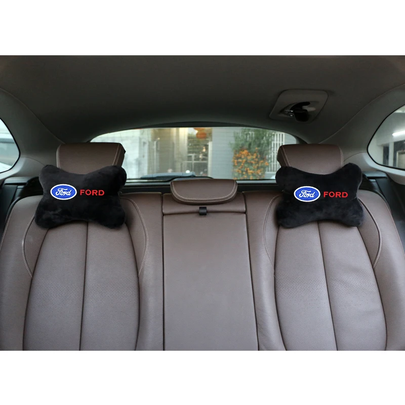 Avto varnostnega pasu & vzglavnik Kritje Toplo Plišastih Ramen Blazine Protector za Ford focus Fiesta ranger fusion mondeo Mustang tranzitnega