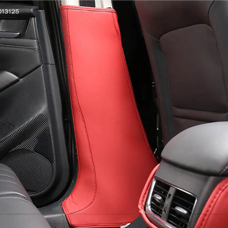 Avto zadnjem Sedežu Anti-Kick Pad zadnjih Sedežih Pokrov B Steber varnostnega Pasu Zaščitna Ploščica Mat za Mazda 6 Atenza 2019 2020 2021