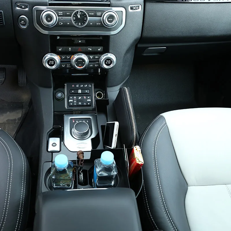 Avtomobilska Vrata, sredinski Konzoli, Večfunkcijsko Škatla za Shranjevanje Telefona Pladenj Za Land Rover Discovery 4 LR4 2010-2016 LHD in RHD Dodatki