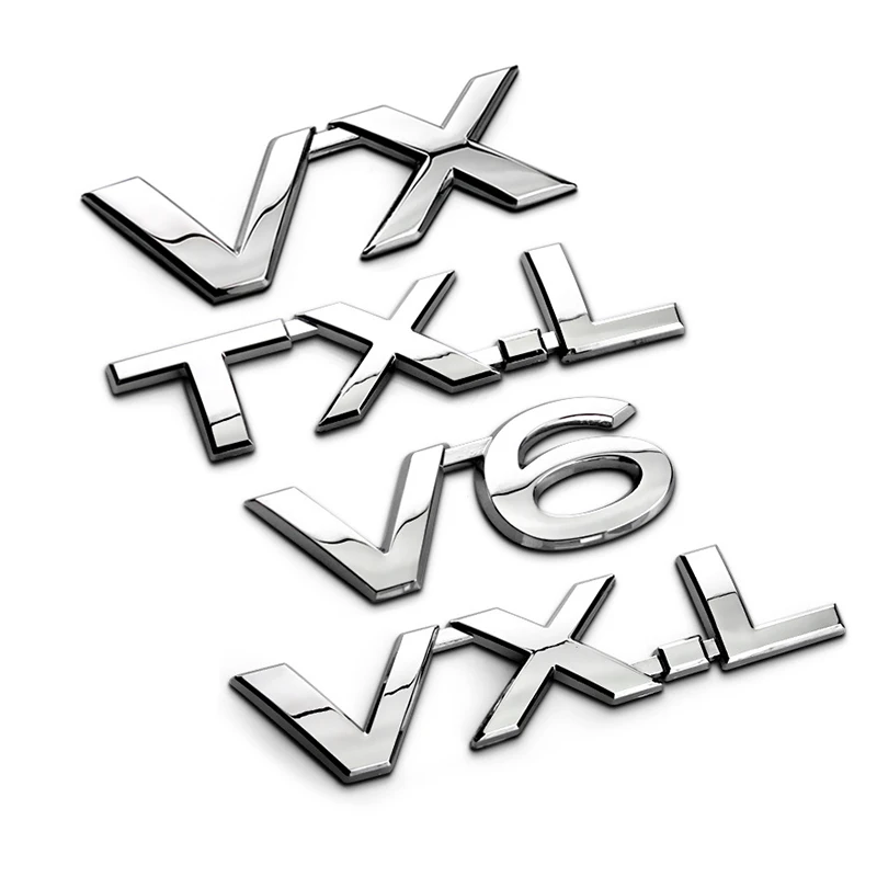 Avtomobilski Pribor Za Toyota Prado VX V6 TXL VXL Logotip Premik Nalepka Simbol Avto Fender Strani Značko Zadaj Rep Decal